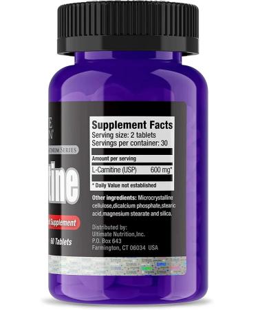 Ultimate Nutrition L carnitine 300 mg for weight loss fat 2 banks - Buy Online on GoSupps.com