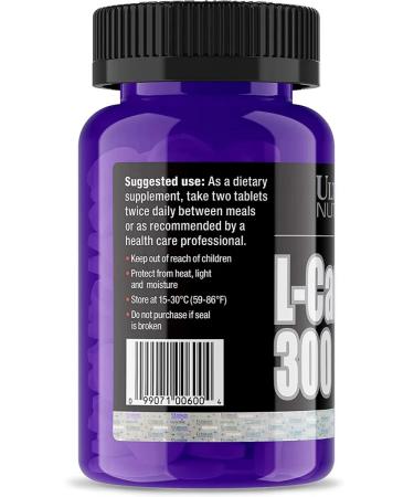 Ultimate Nutrition L carnitine 300 mg for weight loss fat 2 banks - Buy Online on GoSupps.com