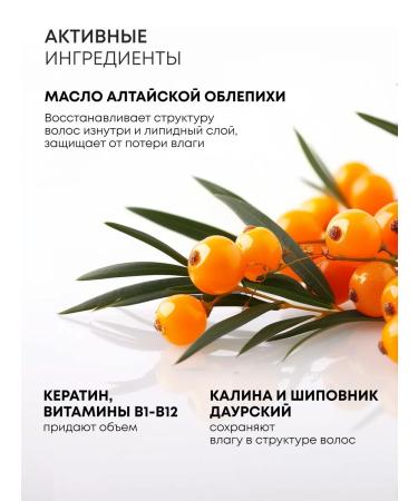 Natura Siberica Hair shampoo moisturizing nutrient sea buckthorn - Buy Online on GoSupps.com