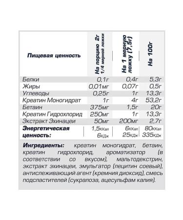 Siberian Nutrogunz Creatine monohydrate for growth of muscle lemonade - Buy Online on GoSupps.com
