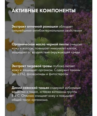 Natura Siberica Black soap for body and men's hair for a bath 500 ml - Buy Online on GoSupps.com