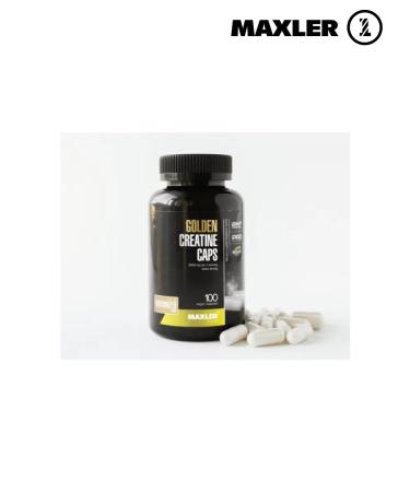 Golden Creatine Maxler Creatine Monohydrate Capsula 200pcs - Buy Online on GoSupps.com