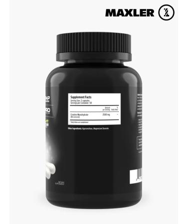 Golden Creatine Maxler Creatine Monohydrate Capsula 200pcs - Buy Online on GoSupps.com
