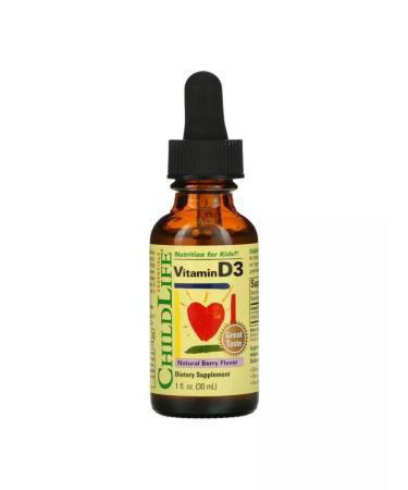ChildLife Vitamin D3 Vitamin D for children 30 ml - Buy Online on GoSupps.com