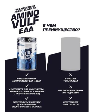 Siberian Nutrogunz EAA amino acids for training grapes - Buy Online on GoSupps.com