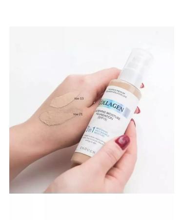 Tonal base Enough Collagen 3 in 1 Whitening moisture - Buy Online on GoSupps.com