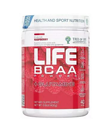 Tree of Life BCAA + Glutamine 400 g raspberries