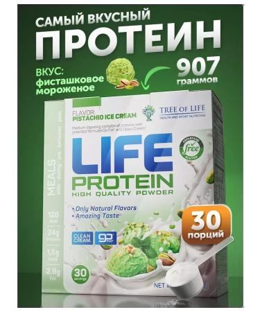 Tree of Life Protein 907 pistachio ice cream