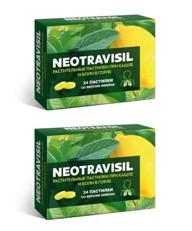 NEOTRAVISIL Vegetable pastilles with lemon taste