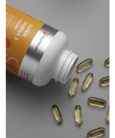 Vitaminum Omega 3 capsules 1500 mg 120 pcs Omega 3 - Buy Online on GoSupps.com