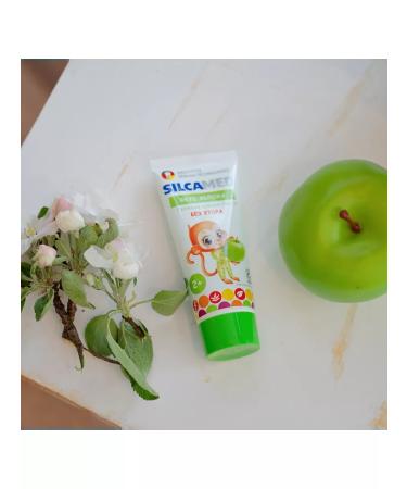 SILCAMED Baby toothpaste with an apple taste 2+ - Buy Online on GoSupps.com
