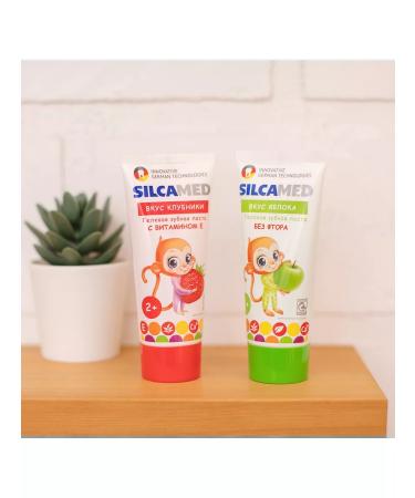 SILCAMED Baby toothpaste with an apple taste 2+ - Buy Online on GoSupps.com