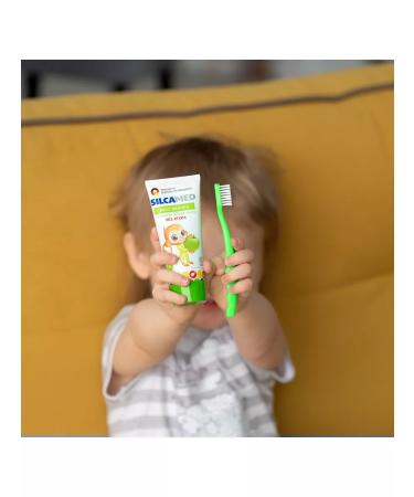 SILCAMED Baby toothpaste with an apple taste 2+ - Buy Online on GoSupps.com