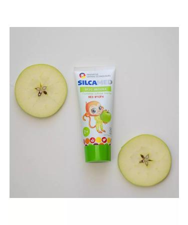 SILCAMED Baby toothpaste with an apple taste 2+ - Buy Online on GoSupps.com