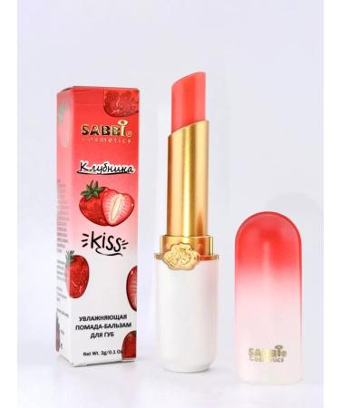 Moisturizing lipstick for lips with fruit taste