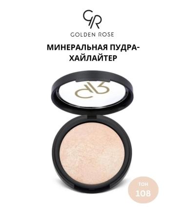 Golden Rose Flickering powder-hailiter tone 108