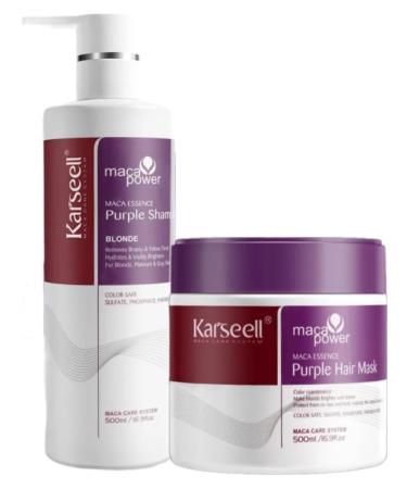 KARSEELL Karselll set shampoo and mask tinting 500ml - Buy Online on GoSupps.com