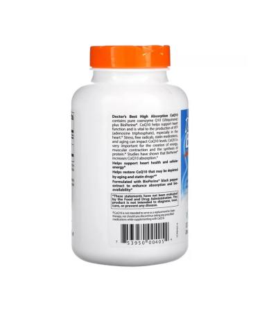 CoQ10 with Bioperine Coenzyme Q10 100 Mg 360 capsules - Buy Online on GoSupps.com