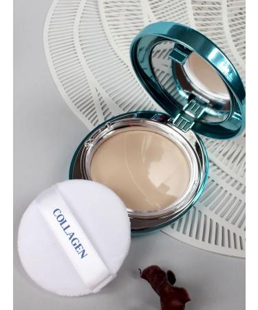 face powder Moisturizing collagen compact with SPF - Buy Online on GoSupps.com