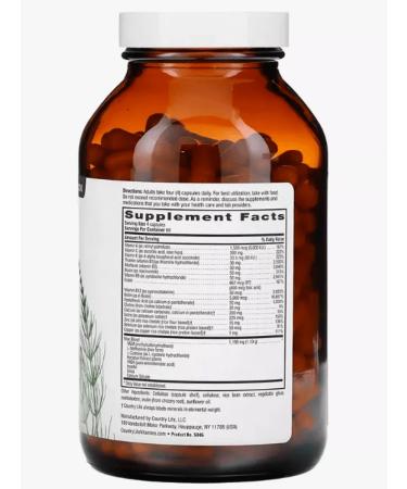 Country Life Skin hair nails biotin 5000 g 240 plant capsules - Buy Online on GoSupps.com