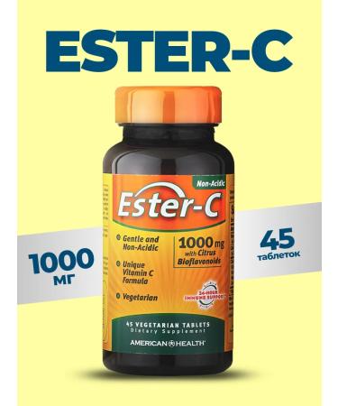 American Health Esther with 1000 mg vitamin C 45 tablets