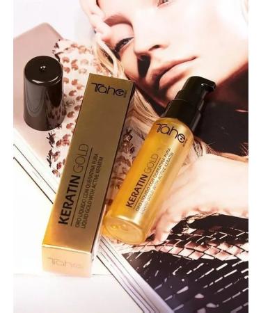 Tahe Botanic Keratin Gold Argan oil with liquid gold - Buy Online on GoSupps.com