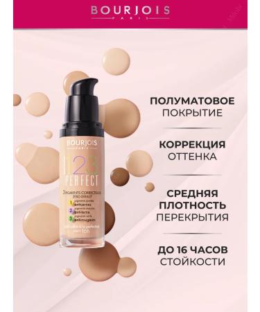 Bourjois Face foundation 123 Perfect tone 57 light bronze - Buy Online on GoSupps.com