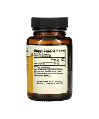 Dr Mercola Liposomal coenzyme Q10 100 mg 30 capsules - Buy Online on GoSupps.com