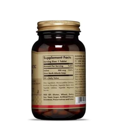Solgar iodine made of algae and iodide potassium 250 tab x 2 - Buy Online on GoSupps.com