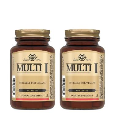 Solgar multi-i vitamin complex 60 tabs (1650mg) x 2 units