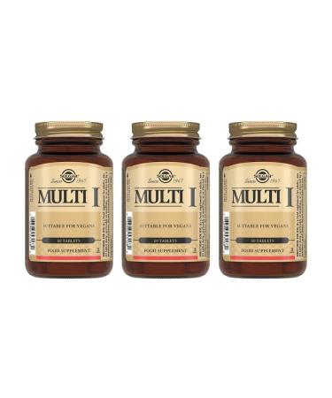 Solgar multi-i vitamin complex 60 tabs (1650mg) x 3