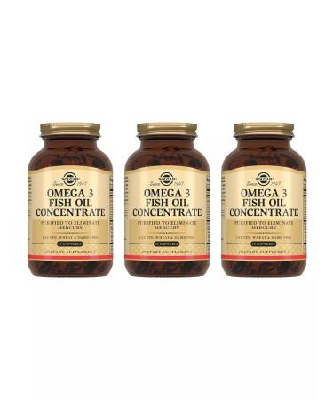 Solgar concentrate omega 3 60 caps (1425 mg) x 3