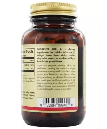 Solgar fat from the liver of the omega serpent 3 100 cap (675 mg) x 3 - Buy Online on GoSupps.com