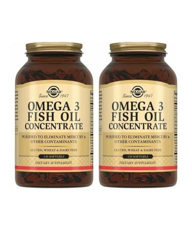 Solgar concentrate omega 3 120 caps (1425 mg) x 2 units