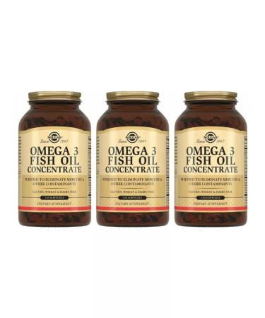 Solgar concentrate omega 3 120 caps (1425 mg) x 3