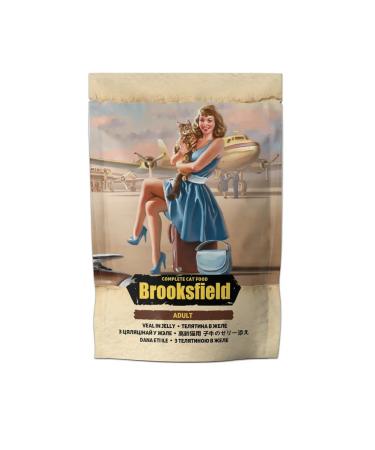 BROOKSFIELD Wet food for cats with veal in jelly - 85 g x 12 pcs - Buy Online on GoSupps.com
