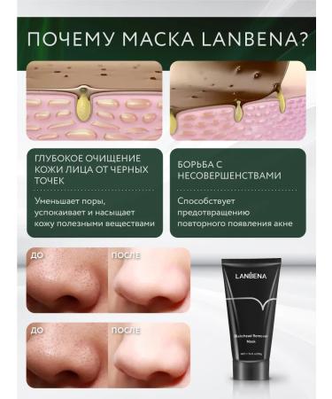 LANBENA Mask from black points for the face cleansing - Buy Online on GoSupps.com