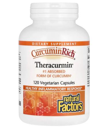 Natural Factors Theracurmin curcumin 120 plant capsules - Buy Online on GoSupps.com