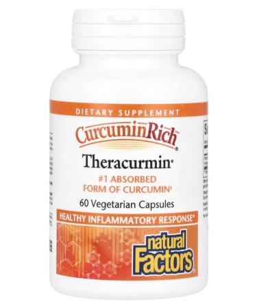 Natural Factors Theracurmin curcumin 60 plant capsules - Buy Online on GoSupps.com