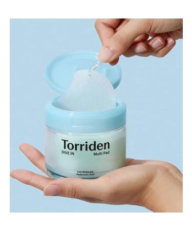 Torriden Moisturizing multifunctional Pads 80 pcs - Buy Online on GoSupps.com