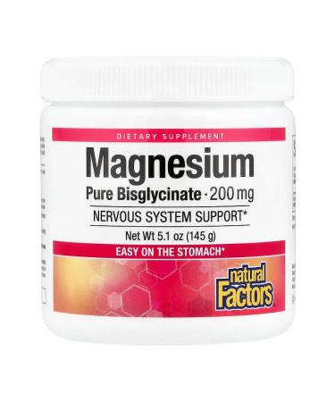 Natural Factors Bisglcinate magnesium 145 g