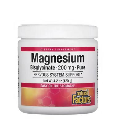Natural Factors Bisglcinate magnesium 145 g - Buy Online on GoSupps.com