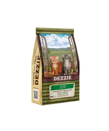 Dezzie Dry food for kittens with chicken and turkey - 10 kg - Buy Online on GoSupps.com