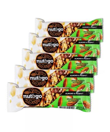 KDV Almond bar Nut and go with peanut paste 18 pcs - Buy Online on GoSupps.com