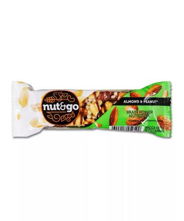 KDV Almond bar Nut and go with peanut paste 18 pcs - Buy Online on GoSupps.com