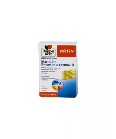 BADUT Doppelgerz Act Magnesium+B vitamins B 1260 mg tablet