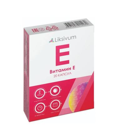 BADUT Liksivum vitamin E 100 mg capsules 20pcs