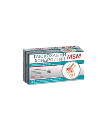 BADUT Glucosamine with chondroitin MSM 1100 mg capsules 60pcs