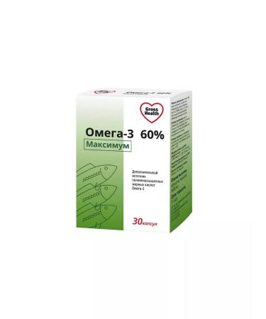 BADUT Grosshels Omega-3 60% maximum capsules 30pcs