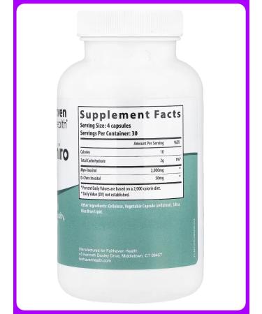 Fairhaven Health Myo-foreign and d-chiro-foreign 120 capsules - Buy Online on GoSupps.com